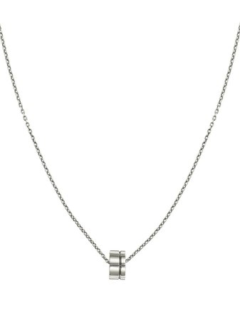 Christofle Graphik Sterling Silver Pendant Necklace - Farfetch