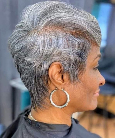 mature black woman haircut