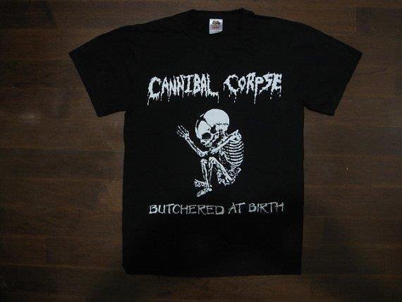 cannibal corpse butchered at birth shirt - Google Search