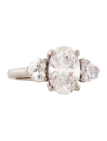 Graff Platinum 2.75ctw Diamond Engagement Ring - Rings - GRA20055 | The RealReal