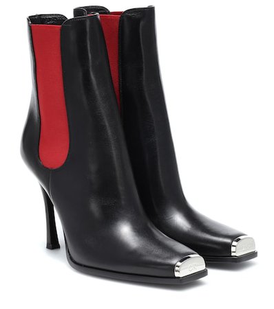Wilamiona leather ankle boots