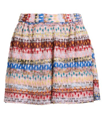 Jacquard Knit Shorts