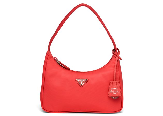 Pre-Owned Prada Re-edition 2000 Mini Bag Nylon Red | ModeSens