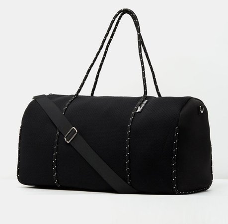 black sleepover bag
