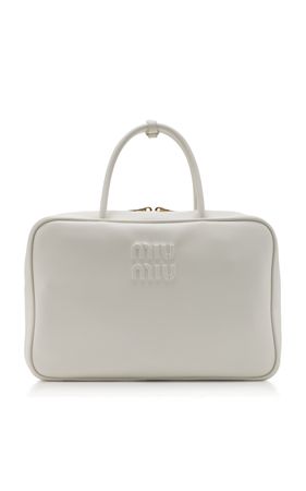 Leather Top Handle Bag By Miu Miu | Moda Operandi
