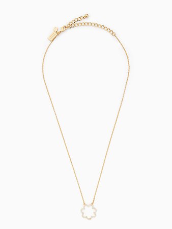 scrunched scallops pave mini pendant | Kate Spade New York