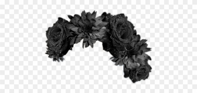Black Flower Crown #2