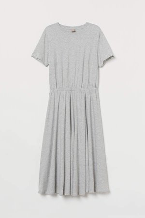 H&M+ Jersey Wrap Dress - Gray