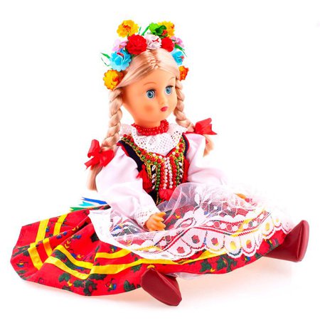 Large Polish Folk Doll from Krakow Region, Krakowianka 16" Tall | Taste of Poland