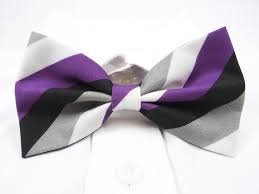 Asexual pride bow tie - Google Search