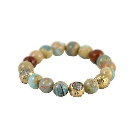 opal bead bracelet