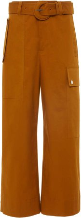 Proenza Schouler PSWL Cotton Belted Cargo Pant Size: 0