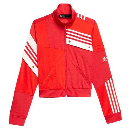 adidas - DECONSTRUCTED TRACK JACKET red