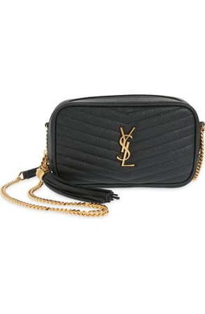 Saint Laurent Mini Lou Quilted Leather Camera Bag | Nordstrom