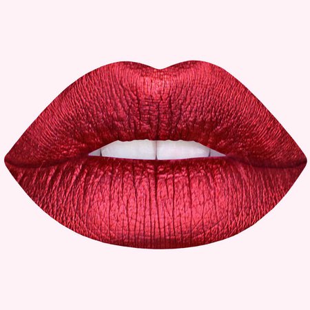 Red Hot: Cherry Red Metallic Velvetines Vegan Lipstick - Lime Crime