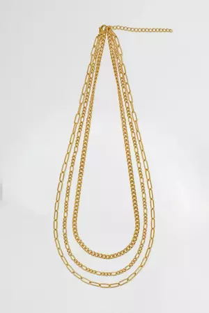 Ellie Vail Nola Multi-Chain Layered Necklace | Urban Outfitters