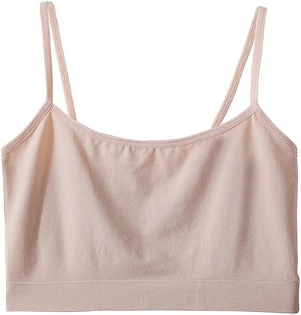 Amazon.com: Simple Durable Mini Camisole Crop Tank Tops for Women, Comfy Soft Stretch Seamless Basic Cami Nude : Clothing, Shoes & Jewelry