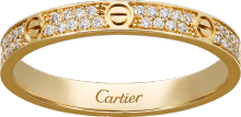 CRB4218000 - LOVE ring, SM - Yellow gold, diamonds - Cartier