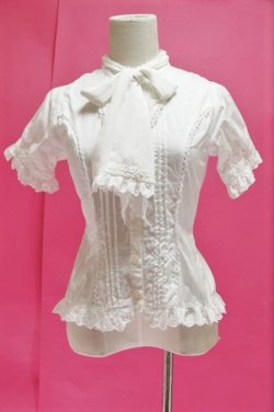 Atelier Pierrot chiffon frill blouse w/ribbon - Fairy Angel