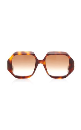 Oversized Square-Frame Acetate Sunglasses By Loewe | Moda Operandi