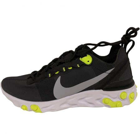 React element 87 cloth trainers Nike Black size 37.5 EU in Cloth - 6605889