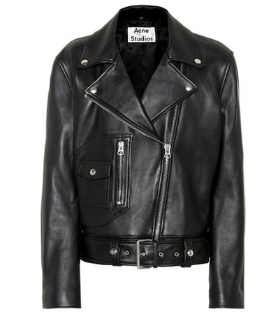 Boxy Biker leather jacket