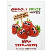 Googly Fruit Organic Freeze Dried Strawberry Slices 11g from Ocado