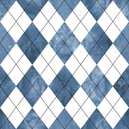 Argyle (Blue-Grey) Wallpaper