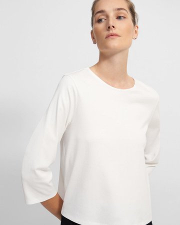 Square Tee in Cotton Jersey