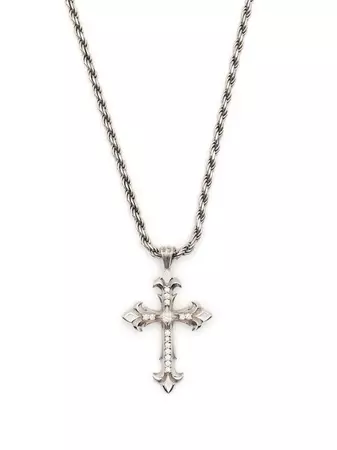 Emanuele Bicocchi Fleury cross-pendant Necklace - Farfetch