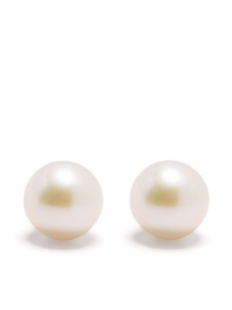 Bottega Veneta pearl-embellished stud earrings - FARFETCH