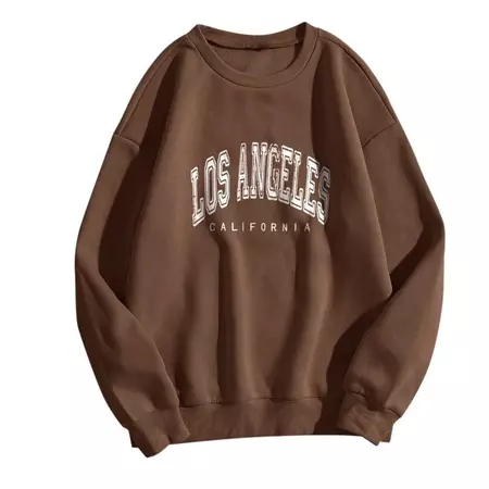 Los Angeles CALIFORNIA Print Sweater For Women – Thekittenpark