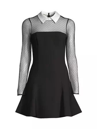 Shop LIKELY Tanner Collared Minidress | Saks Fifth Avenue