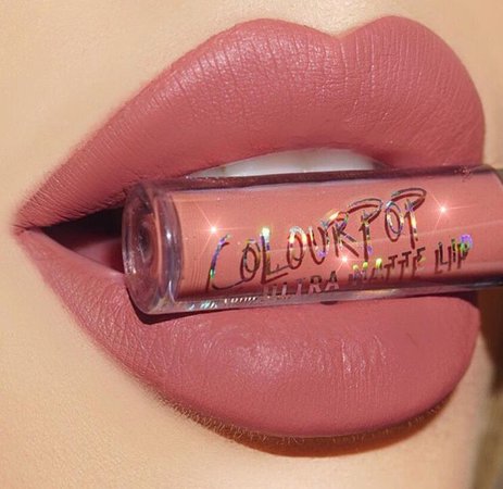 pink lip gloss lips