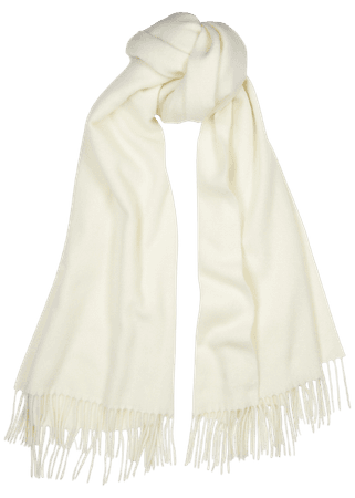 ACNE STUDIOS  Canada ivory wool scarf