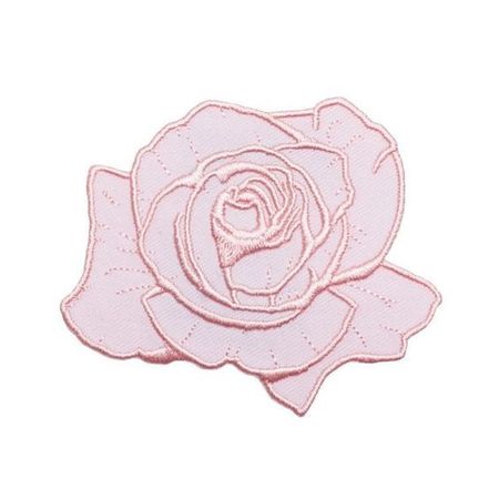 pink rose patch