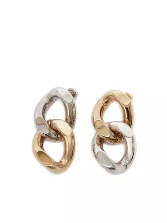 JW Anderson chain-link Drop Earrings - Farfetch