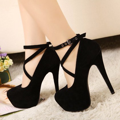 black heels with strap - Google Search