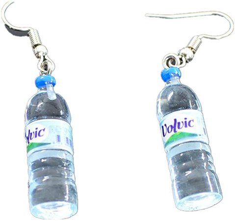 Amazon.com: Ownsig Women Bohemian Water Bottle Pendant Earrings Drop Dangle Earrings Creative Unique Blue pair: Jewelry