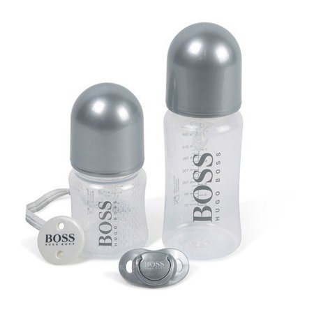 BOSS - 4-piece Bottle Gift Set Silver - Babyshop.com
