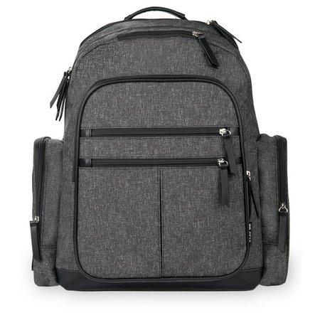 Baby Boom Adjustable Shoulder Strap Insulated Pockets Stylish Backpack Diaper Bags, Black - Walmart.com