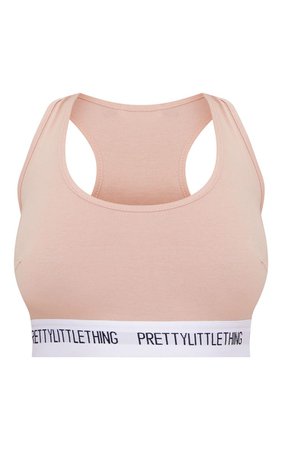 PRETTYLITTLETHING Nude Sports Bra | Lingerie | PrettyLittleThing USA