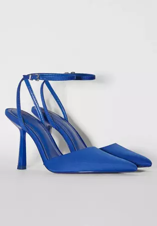 Blue Bershka heels