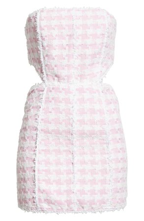 Retrofête Betheny Strapless Tweed Minidress | Nordstrom