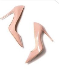 powder pink heels