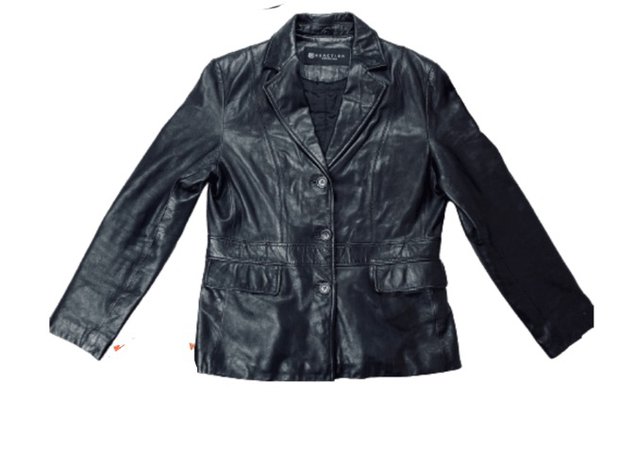 y2k leather jacket