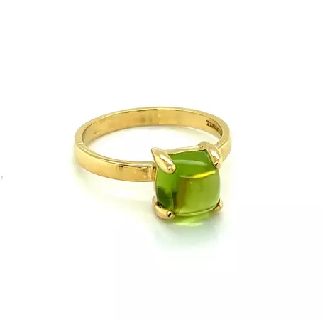 Tiffany & Co. Picasso Peridot Sugar Stacks Gold Ring - uploaded by mt