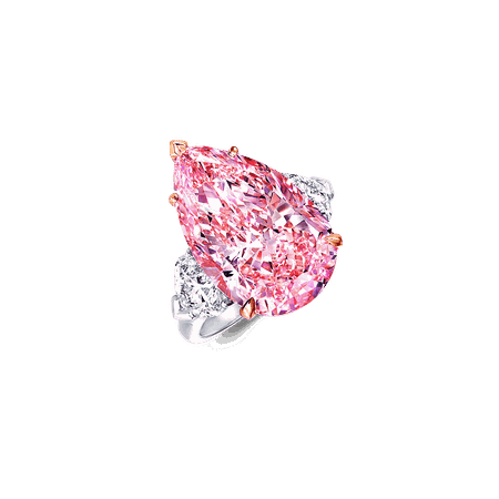 Pear Shape Pink Diamond Ring | Graff