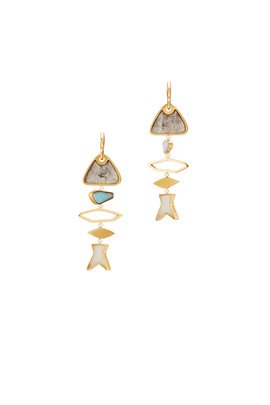 Small Poured Resin Fish Earrings by Tory Burch Accessories for $25 | Rent the Runway