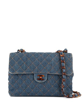 Chanel Pre-Owned 1996-1997 Quilted Jumbo Xl Shoulder Bag Vintage | Farfetch.com